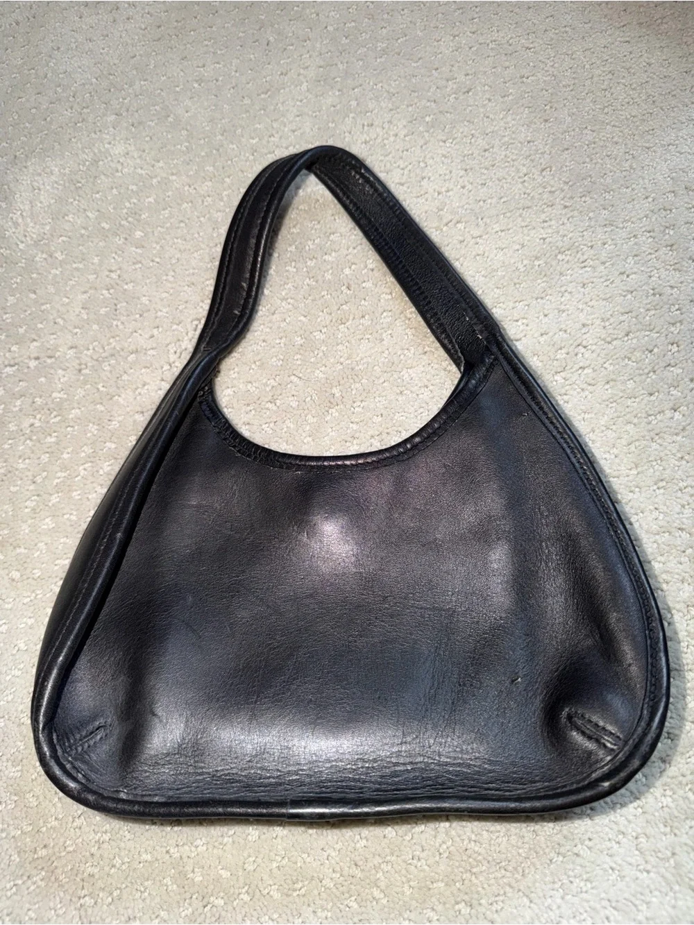 Rare Coach 9027 Ergo Leather Black Shoulder Bag